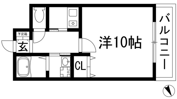 Comfortable川西の物件間取画像